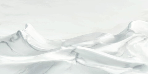 Obraz premium Abstract White Silk Satin Fabric Texture Background for Elegant Wedding and Winter Design