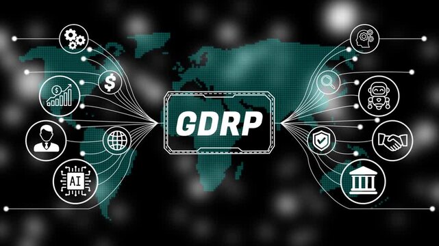 Global Digital Business Growth & GDRP Network 4k video