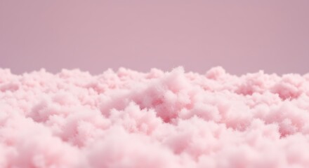 Fototapeta premium Pink Cloud Sea, Dreamy Pastel Sky Background