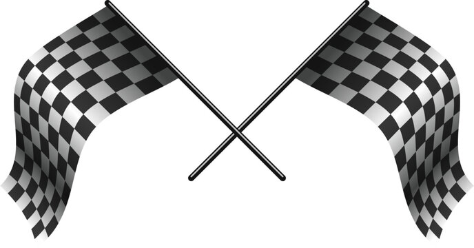 Checkered Race Flag Illustration