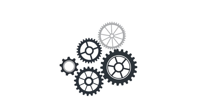 Interconnected mechanical gears