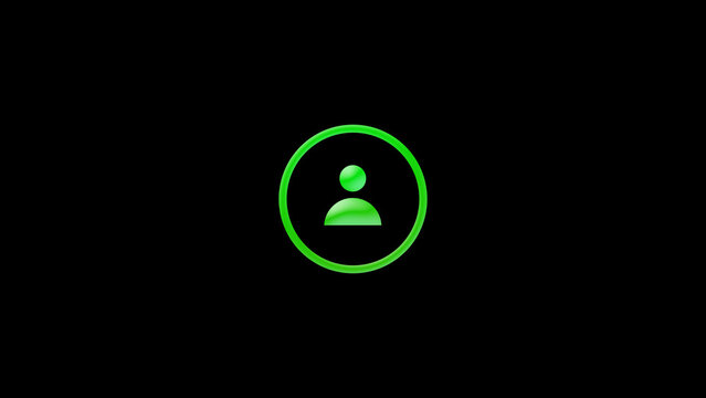 Sign Up Action Icon - Professional clean sign up icon button animation with polished UI motion for social media videos, app promos and branded digital content