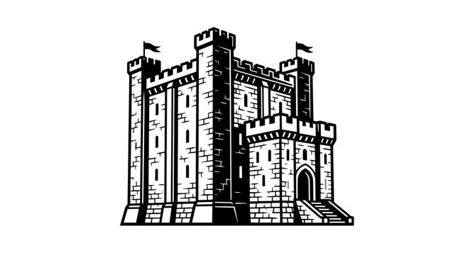 Medieval Castle Architecture Design 3.