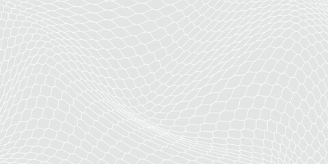 Latar Belakang Pola Geometris Putih Tanpa Sambungan dengan Tekstur Bergelombang Halus untuk Desain Modern © Musrifah