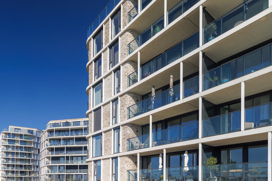 New Dutch contemporary apartment buildings in Zutphen, The Netherlands