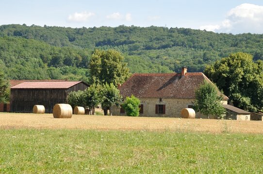 Rural landscape in Dordogne