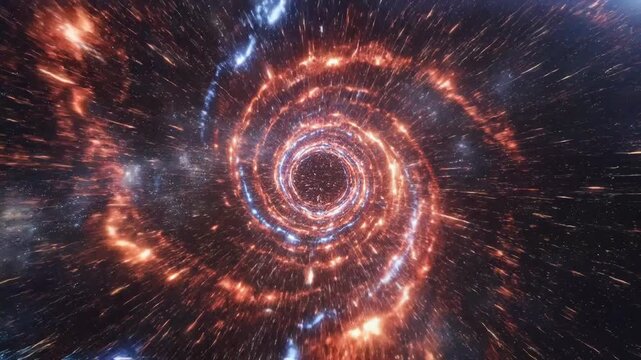 Spiral galaxy or space vortex