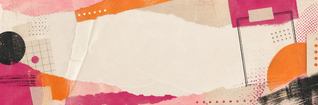 Experimental Zine And Fanzine Collage Backgrounds for Commercial Branding, Packaging, Publishing, and Social Media Design