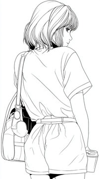 Japanese Lo-Fi Anime Concept Art