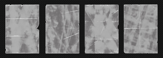 Grunge poster template featuring punk aesthetics, rough textures, distressed vector illustration overlays set. Vintage halftone dots perfect for retro street art background collection. © Konstantin