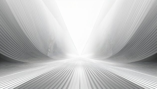 abstract white and grey perspective futuristic background