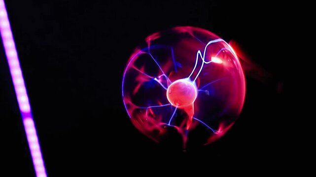 Globo de plasma (l&acirc;mpada de plasma)