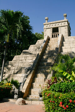 Small Stone Temple in Mexico