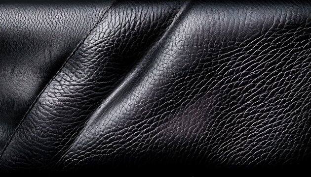black leather texture