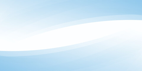 Naklejka premium Abstract light blue and white wave