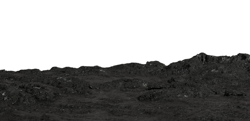 Black Volcanic Rock Terrain  © omkuhh