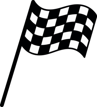flag checkered finish flag motorsport symbol icon