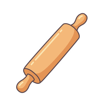 vector illustration of a flat bread