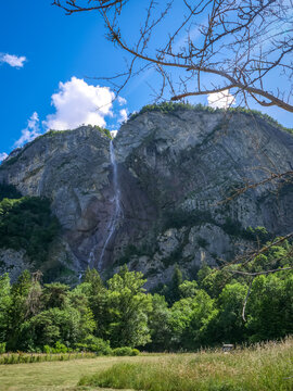 Cascade de l'Arpenaz &agrave; Sallanches en Haute-Savoie