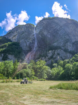 Cascade de l'Arpenaz &agrave; Sallanches en Haute-Savoie