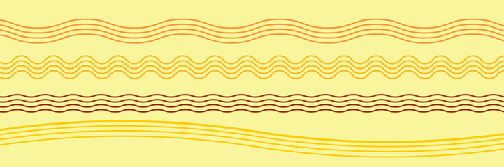 Noodle pattern background. Italian pasta  asian  japan or chinese food. Intricate swirls of noodles  textiles or packaging. Culinary creativity  food art  kitchen decor inspiration vector illustration © KhaerulL