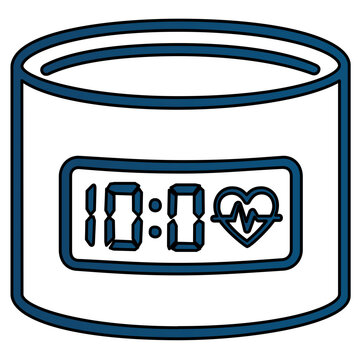 Elastic wrist sweatband line icon vector illustration. Essential tennis and sports accessory for moisture absorption and comfort, minimalist design isolated on a clean white background for app.