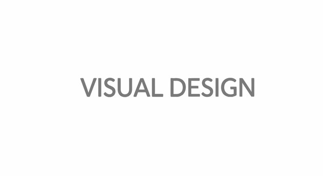 Minimalist visual design concept with clean typography and neutral color palette