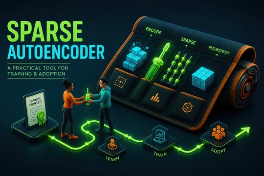 Sparse autoencoder concept for AI training and data compression
