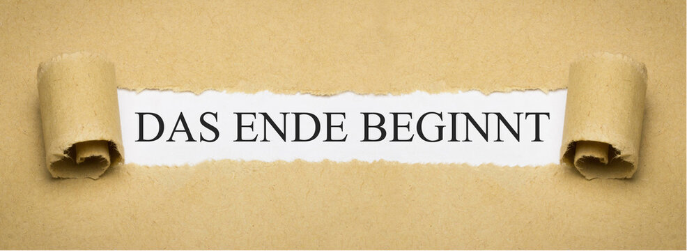 Das Ende beginnt
