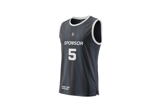 Men's Tank Top Mockup Design for Branding Presentation and Marketing