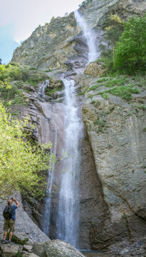 Cascade de l'Arpenaz &agrave; Sallanches en Haute-Savoie