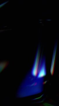 Abstract animation, iridescent background design, vertical 4k seamless loop 3d animation