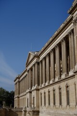 Louvre museum perrault's colonnade architecture in paris france © Detailix Films