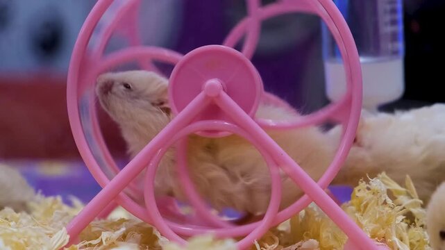 Albino rats, Marshmallow's First Spin! The Cutest Little Gentleman Does a Spin Trick,
