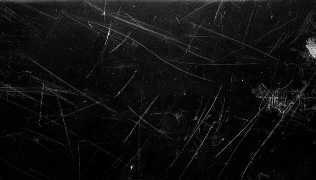 distressed texture retro dust and scratches overlay grunge background for creating analogue film effect worn out dusty dark scan of black paper