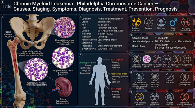 Thymoma Infographic: Thymus Gland Cancer & Myasthenia Gravis, Staging, Symptoms by Stage, Diagnosis, Thymectomy Treatment, Prevention, Prognosis