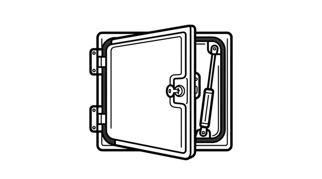 Open Electrical Panel Box.