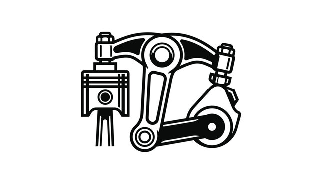 Piston and Connecting Rod Mechanism.