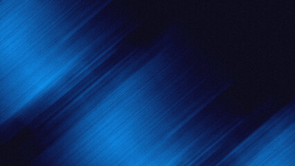Obraz premium Dynamic diagonal blue grainy gradient background with abstract light streak texture for modern business presentation and technology wallpaper