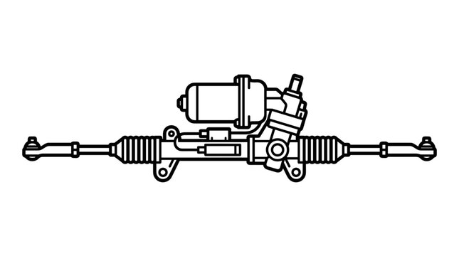 Steering Rack and Pinion Assembly.