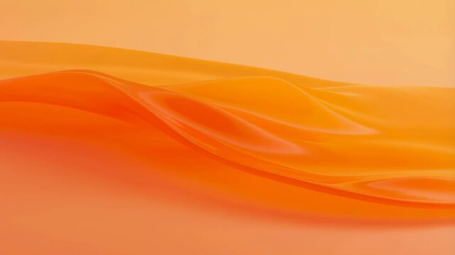 Soft flowing orange fabric creating a warm and inviting atmosphere. Ideal for backgrounds in creative projects and design applications