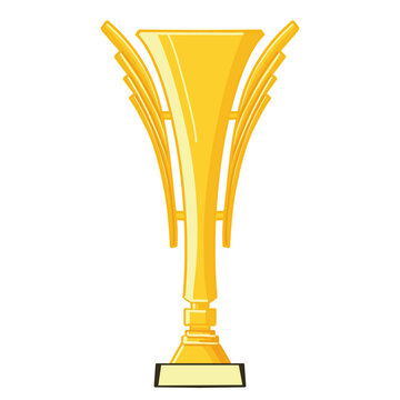 Gold concacaf gold cup trophy, shiny metallic prize suitable for sports events, awards, championships, victory celebrations, and team achievements displays.