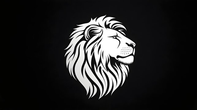 lion head vector