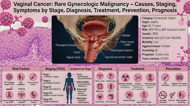 Squamous Cell Lung Cancer Infographic: Heavy Smoking & TP53 Causes, AJCC Staging, Hemoptysis Symptoms, Bronchoscopy, Pneumonectomy, Immunotherapy