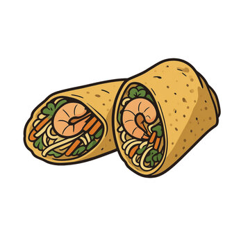 Authenthic and perfectly fried Spring Roll