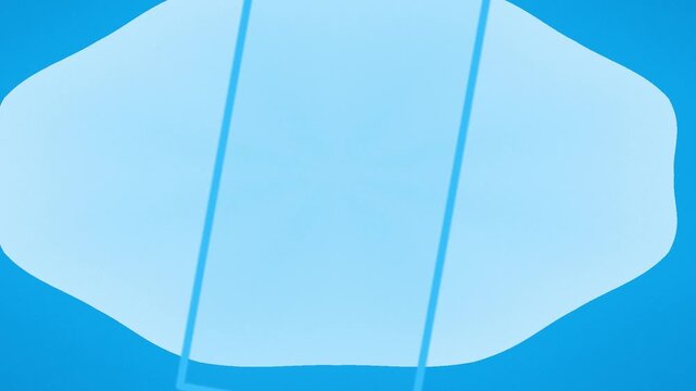 Blue rectangle outline on light blue gradient background
