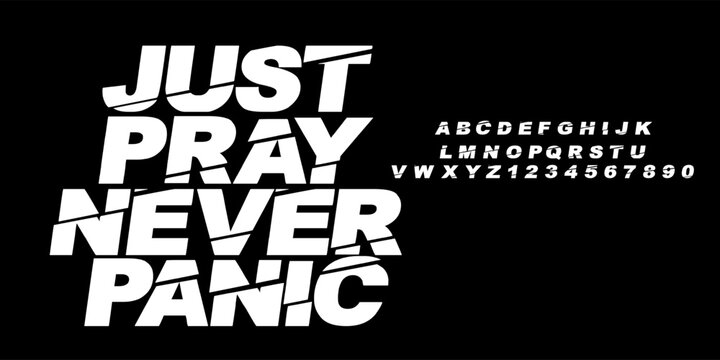 Just pray never panic Sport Tech Font,
Italic rounded sport font with futuristic style, perfect for athletic branding, esports, and modern active designs.
Uppercase, lowercase and number.