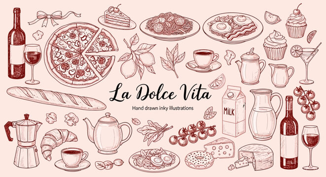 Chalkboard Drawing Of Food Images – Browse 85,360 Stock Photos