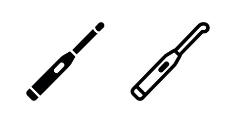 Fototapeta premium Scalpel or medical instrument icon for surgery, healthcare, and precision