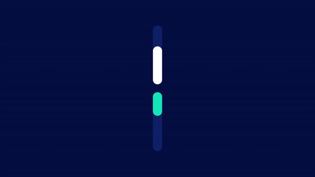 Bar chart animated element - pair of data bars